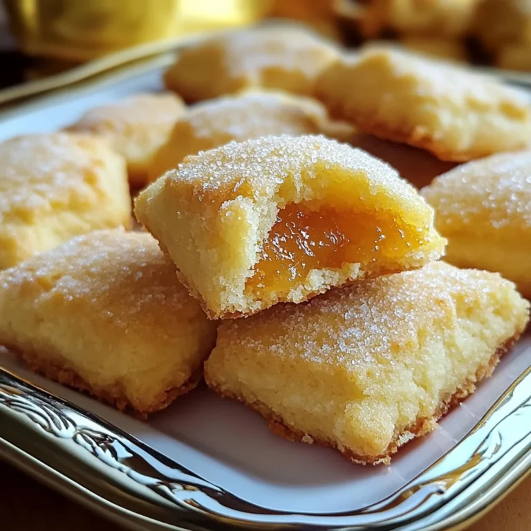 Apricot Pillow Cookies