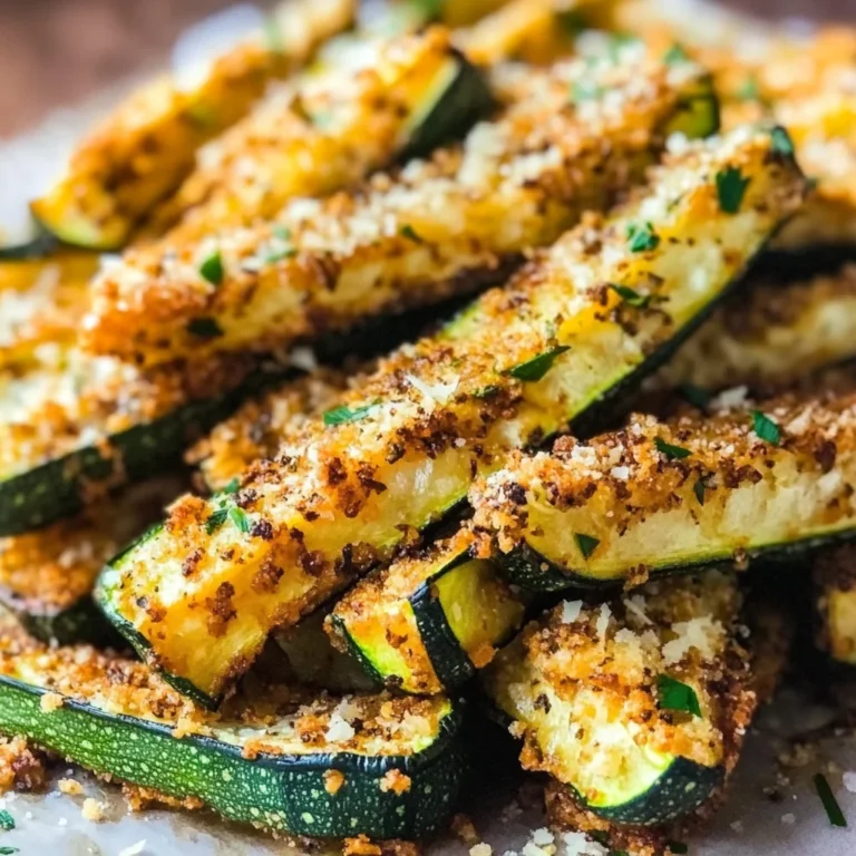 Baked Parmesan Zucchini Fries