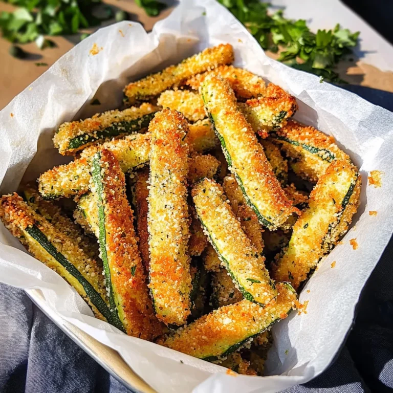 Baked Parmesan Zucchini Fries