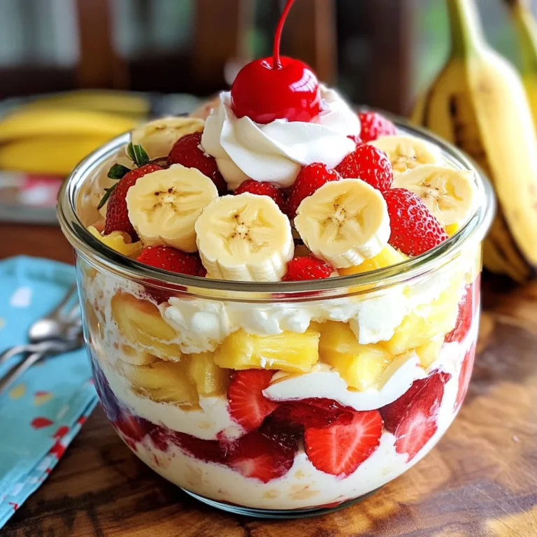 Banana Split Trifles