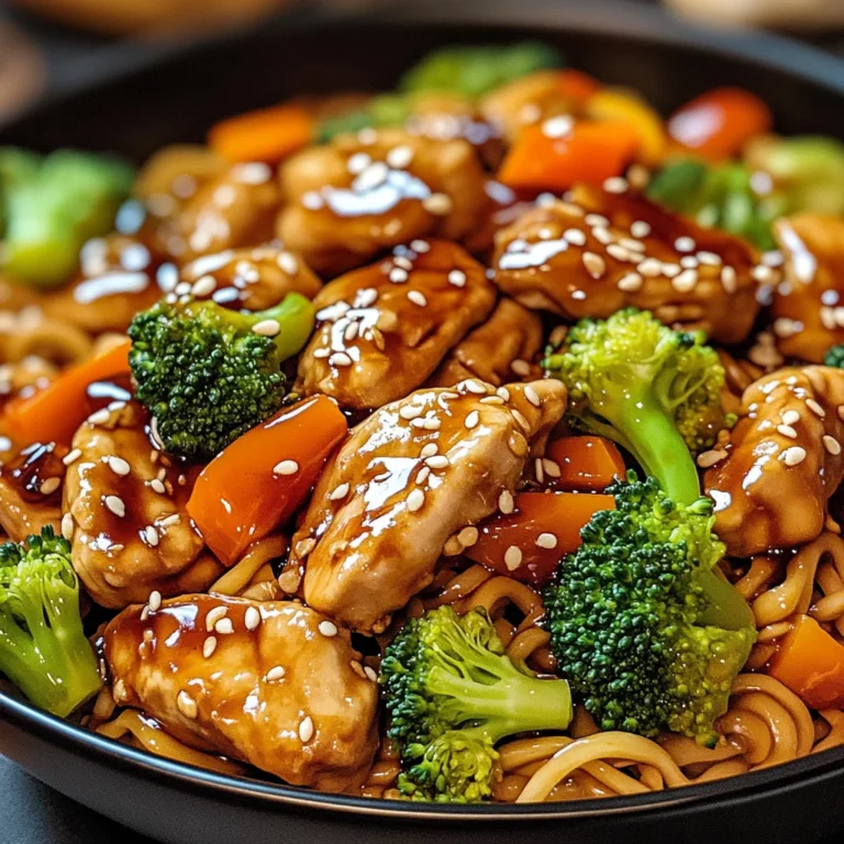 Chicken Teriyaki Noodles