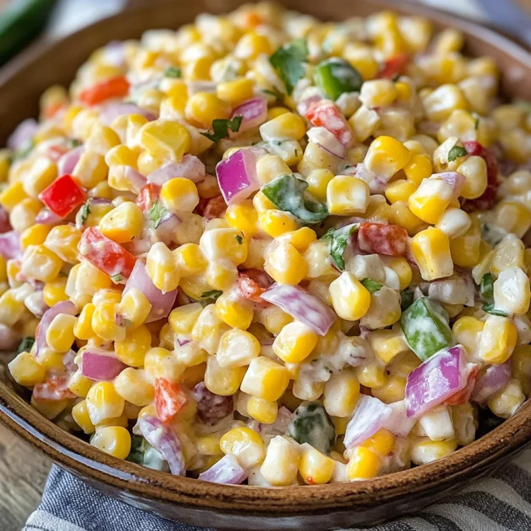 Creamy Corn Salad Recipe
