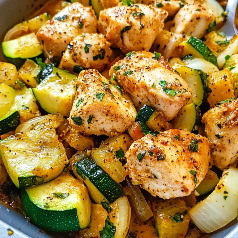 Easy Baked Chicken and Zucchini Recipe