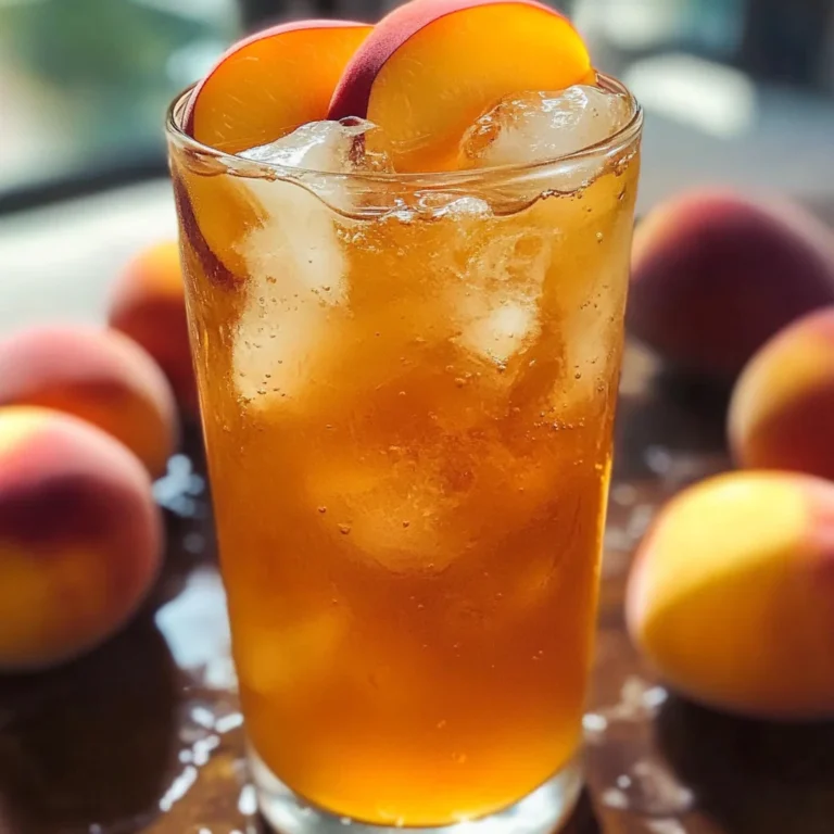 Easy Peach Tea Recipe!