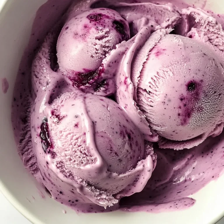 Fresh Blackberry Ice Cream (No Churn)