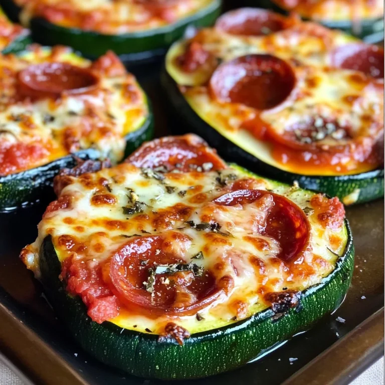 Grilled Zucchini Pizza Slices