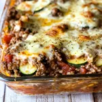 Ground Beef Zucchini Casserole