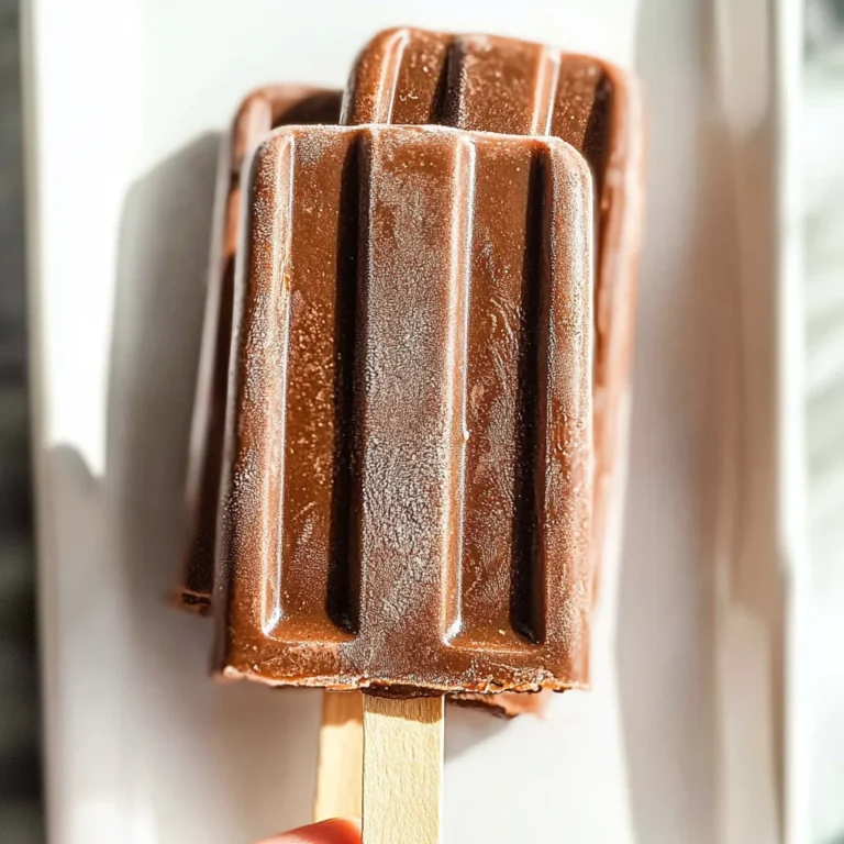 Homemade Fudgsicle