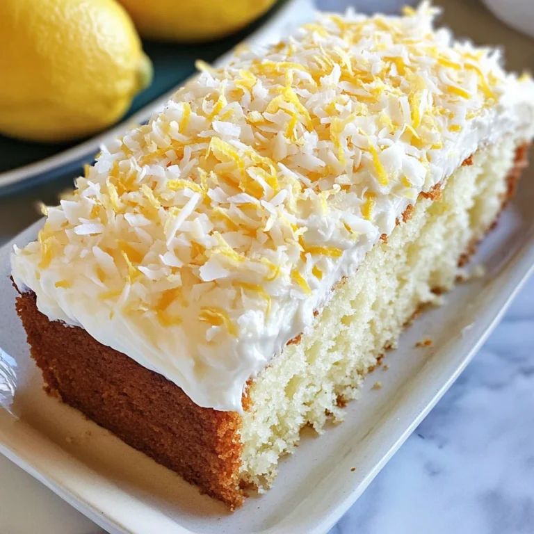 Lemon Coconut Cake
