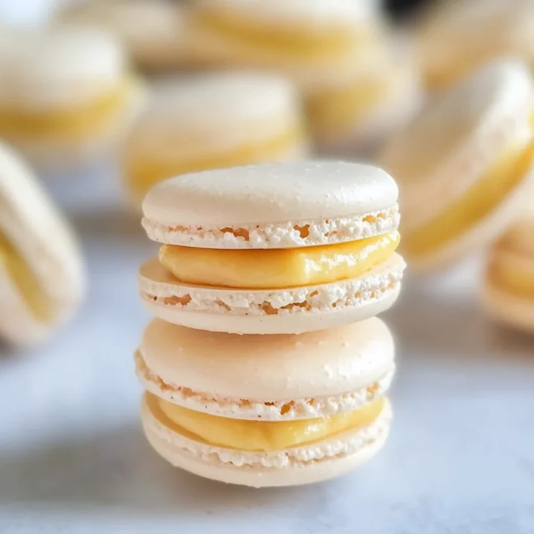Mango Macarons
