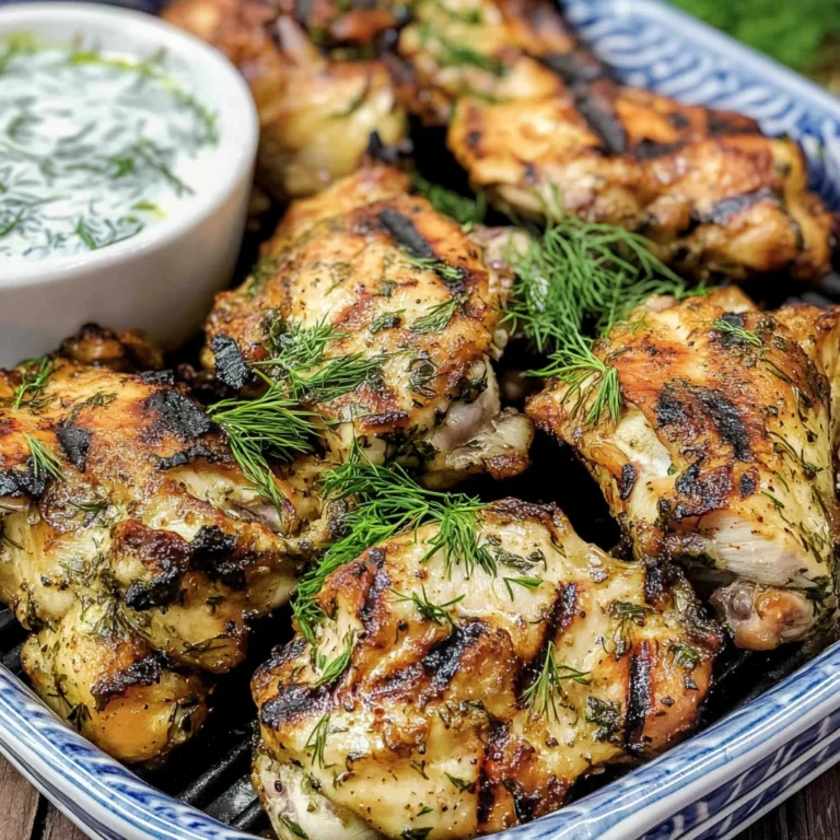 Mediterranean Grilled Chicken Thighs