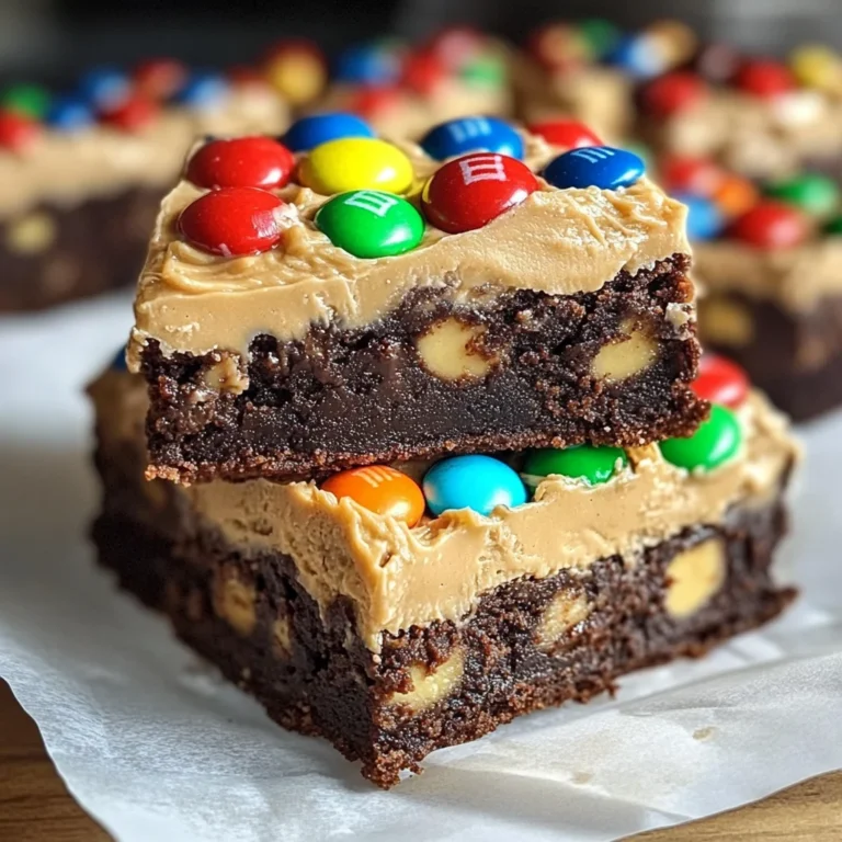 Peanut Butter Whip Brownies