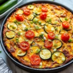 Summer Garden Crustless Zucchini Pie