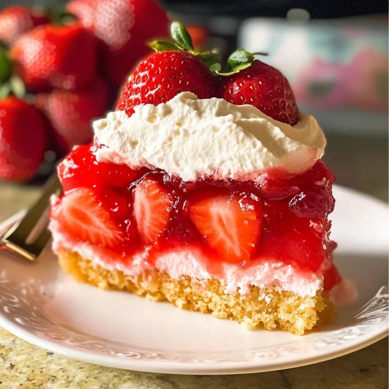 Upside Down Strawberry Cake