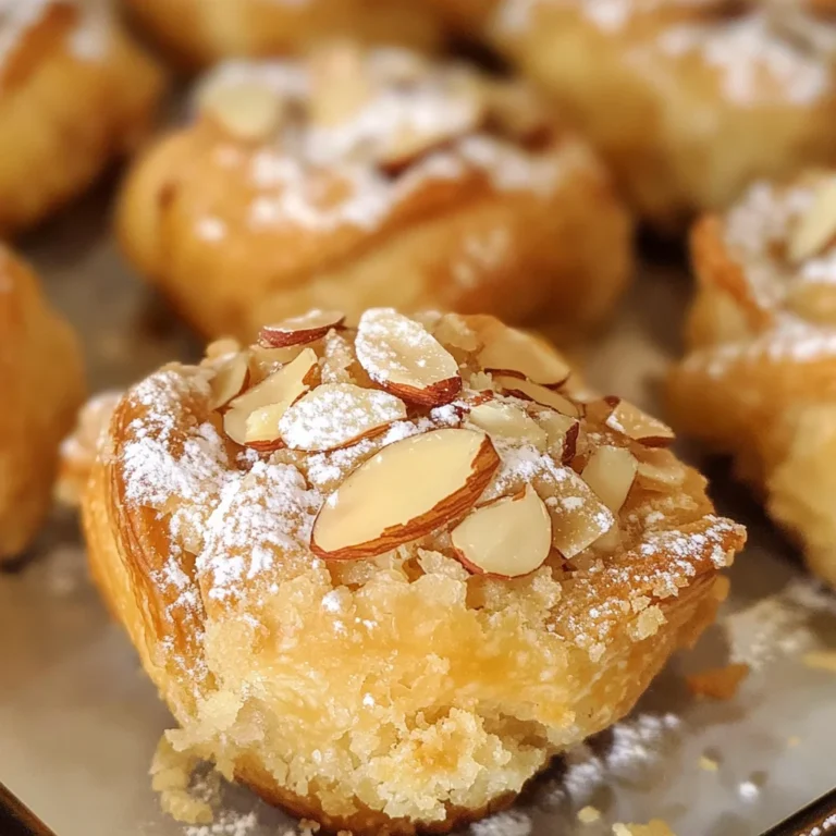 Almond Croissant Bites