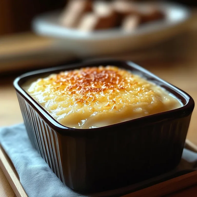 Baked Tapioca Pudding