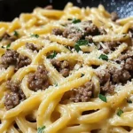 Beef and Garlic Butter Pasta recipe