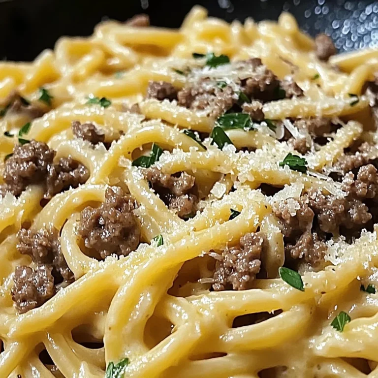 Beef and Garlic Butter Pasta recipe