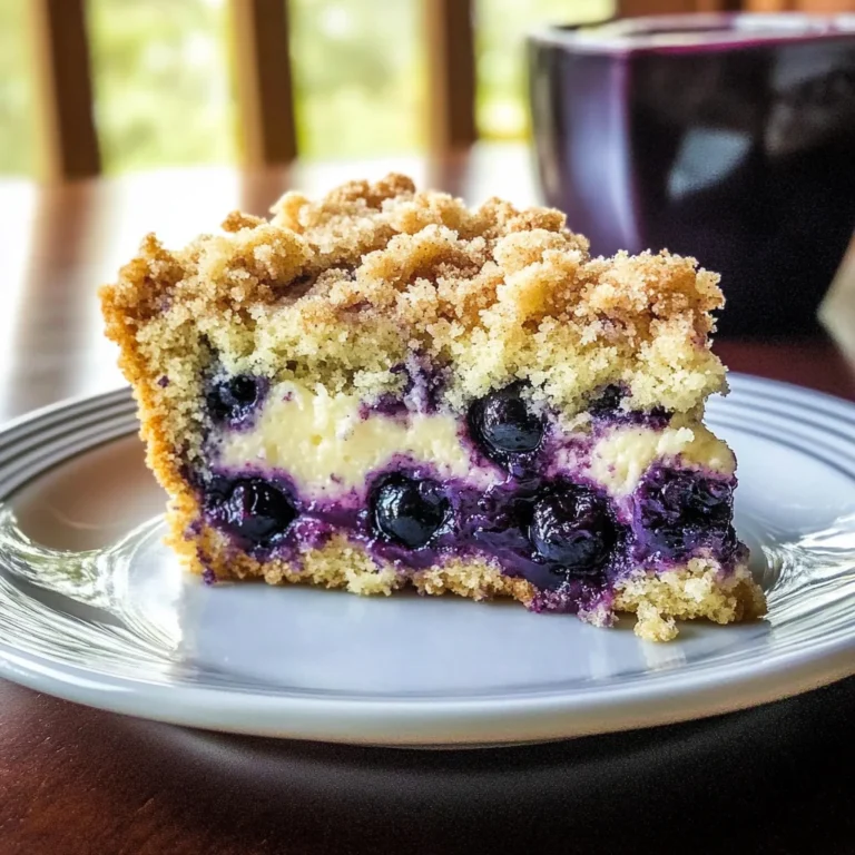 Blueberry Cream Cheese Crumb Cake