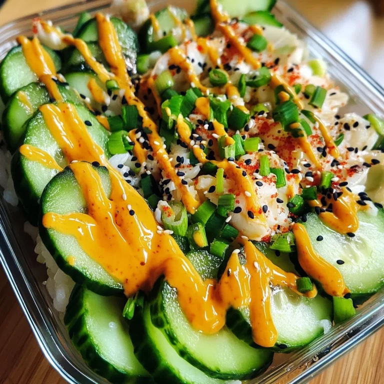 California Roll Cucumber Salad