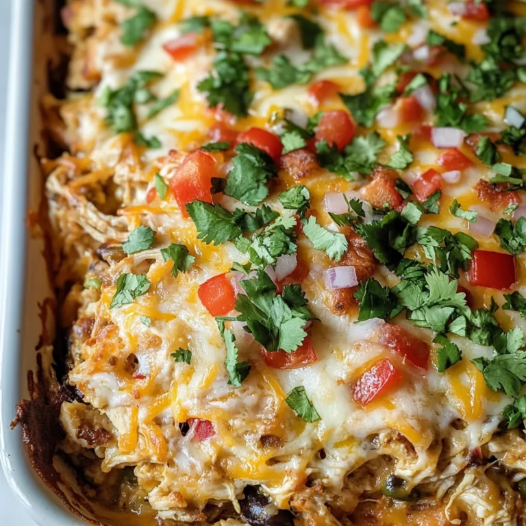 Chicken Burrito Casserole