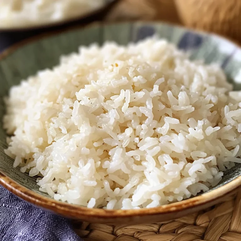 Coconut Milk Rice Recipe