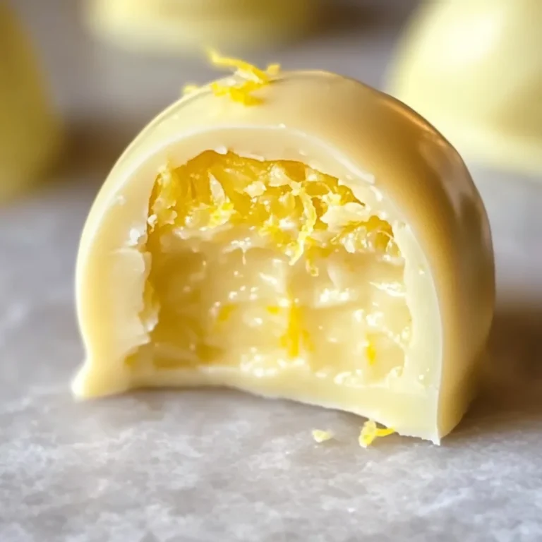 Creamy Lemon Truffles Recipe