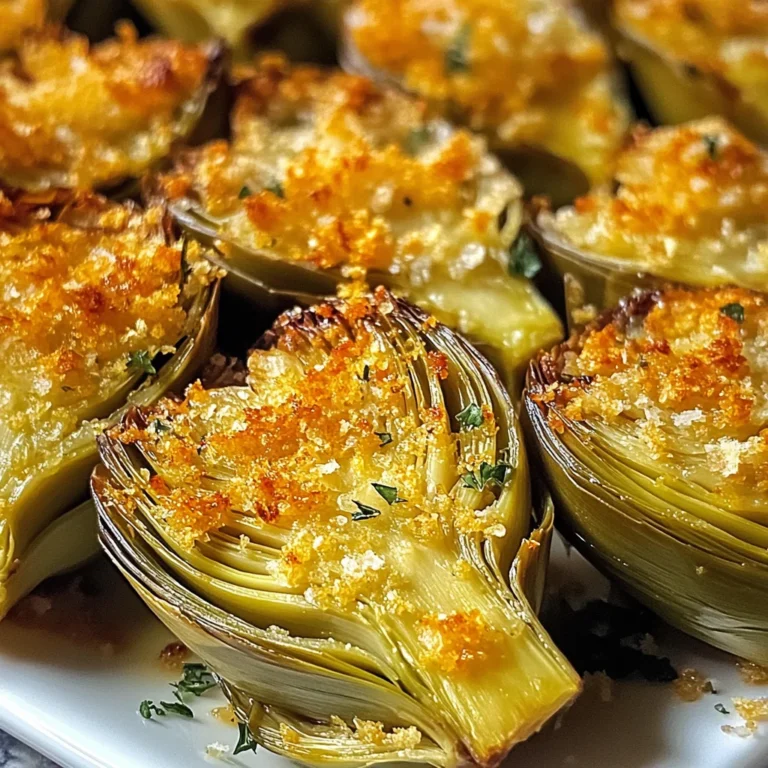 Crispy Parmesan Artichoke Hearts