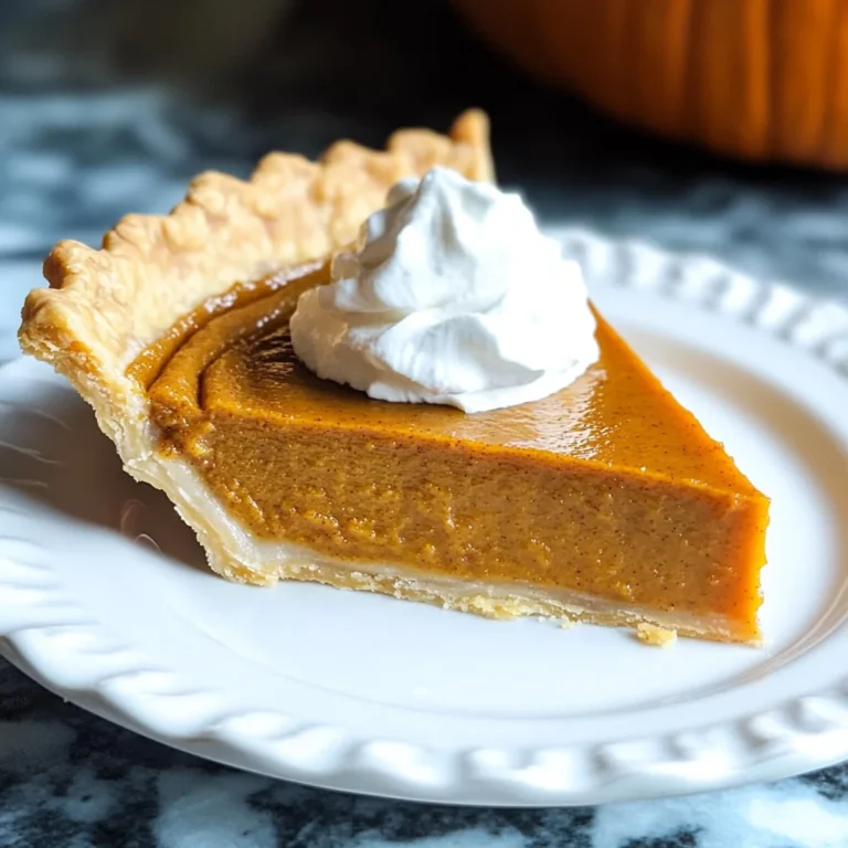 Easy Pumpkin Pie