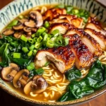 Ginger Glazed Chicken Ramen