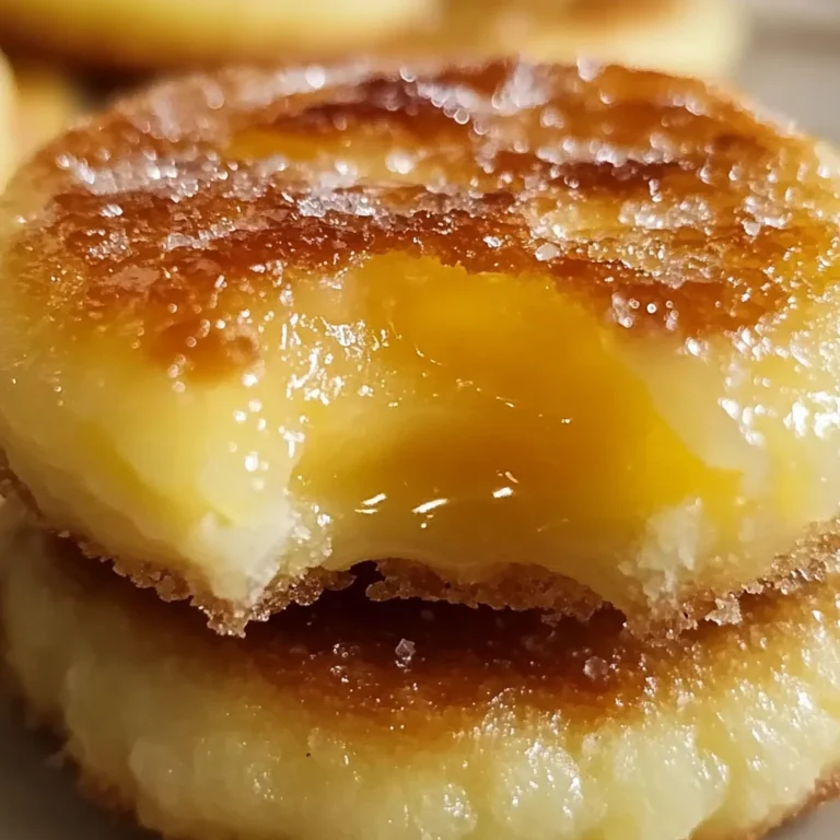 Lemon Curd Crème Brûlée Cookies - Tangy & Sweet Treat