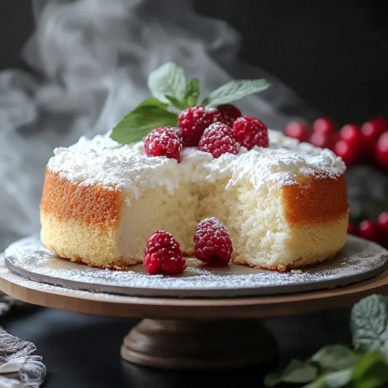 Light & Fluffy Yogurt Cloud Cake – The Best Airy Dessert !