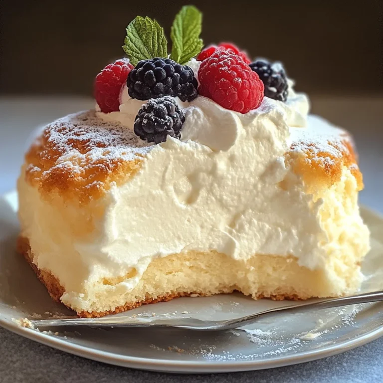 Light & Fluffy Yogurt Cloud Cake