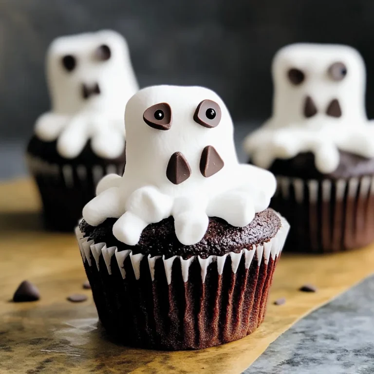 Marshmallow Ghost Cupcakes