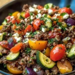 Mediterranean Ground Beef Stir Fry – A Quick & Healthy Dinner