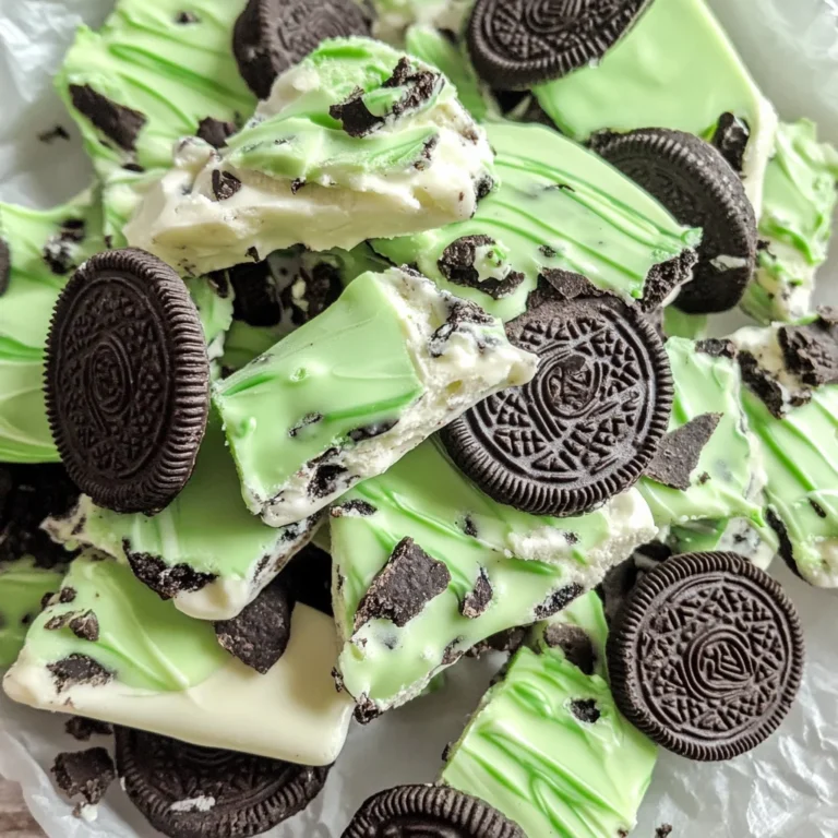 Mint Oreo Bark