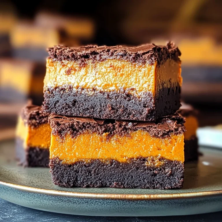 Pumpkin Brownies