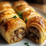 Savory French Onion Sausage Rolls