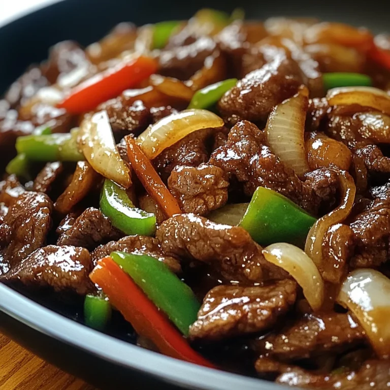 Sizzling Chinese Pepper Steak with Onions