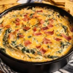 Slow Cooker Queso Spinach Dip