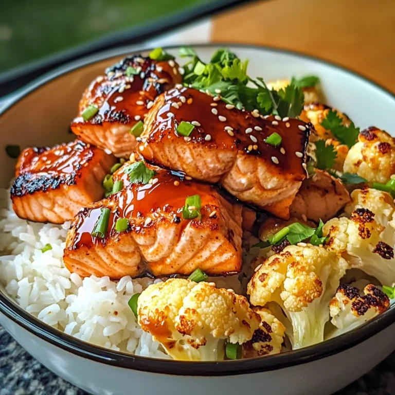 Sriracha Honey Salmon Bowls