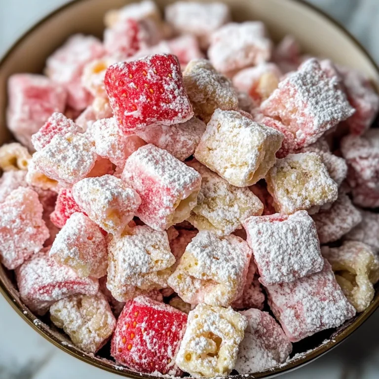 Strawberry Shortcake Puppy Chow