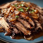 Sweet & Savory Caramelized Pulled Beef Brisket