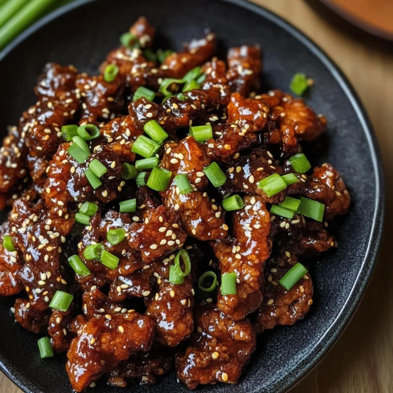 Sweet and Sticky Crispy Beef