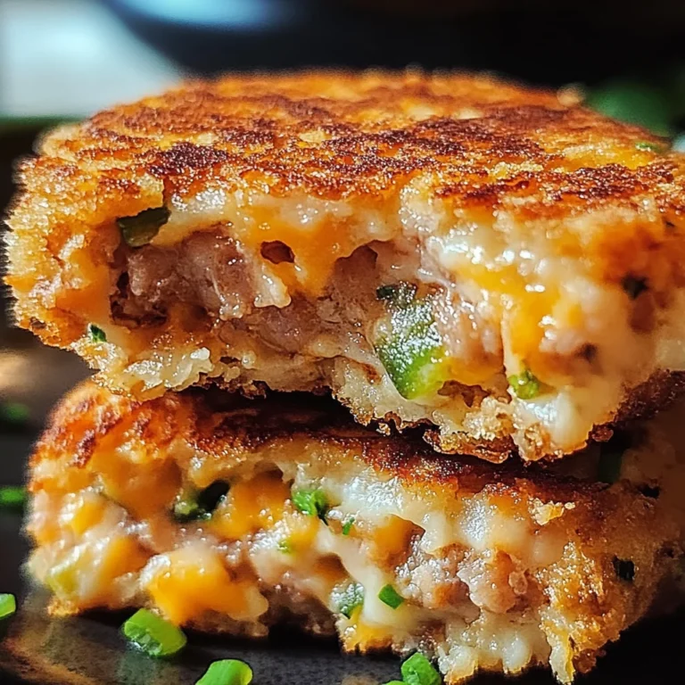 Tuna Melt Patties Recipe