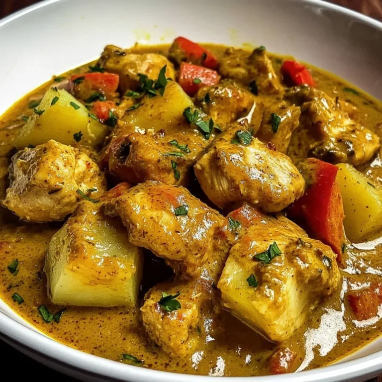 Caribbean Delight: Creamy Chicken with Potatoes and Coconut