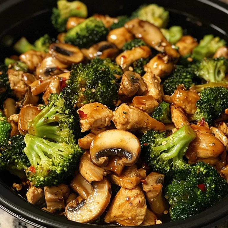 Chicken, Broccoli & Mushroom Stir-Fry