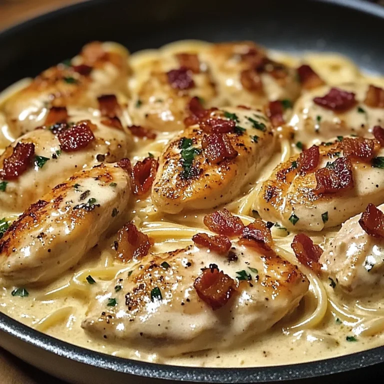 Creamy One-Pan Chicken Carbonara