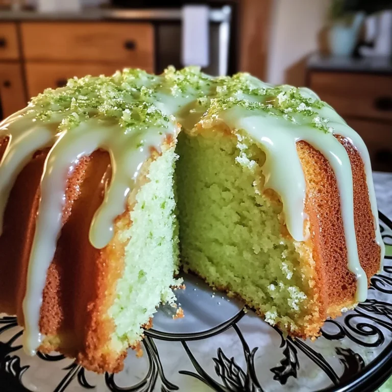 Key Lime Cream Cheese Pound Cake