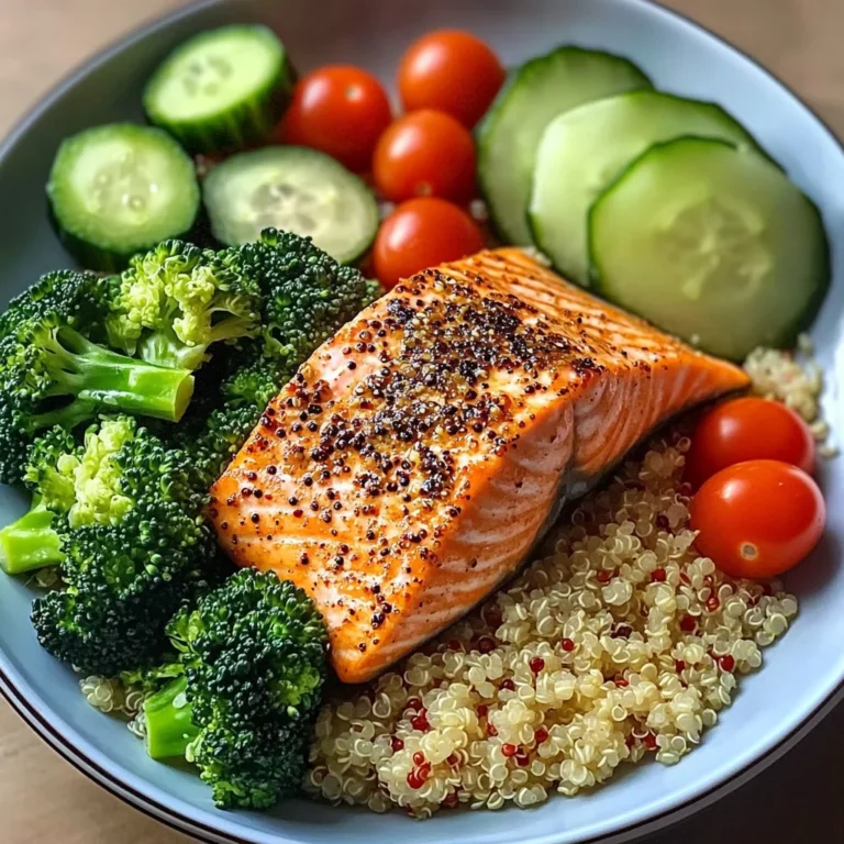 Lemon-Pepper Salmon Quinoa Plate